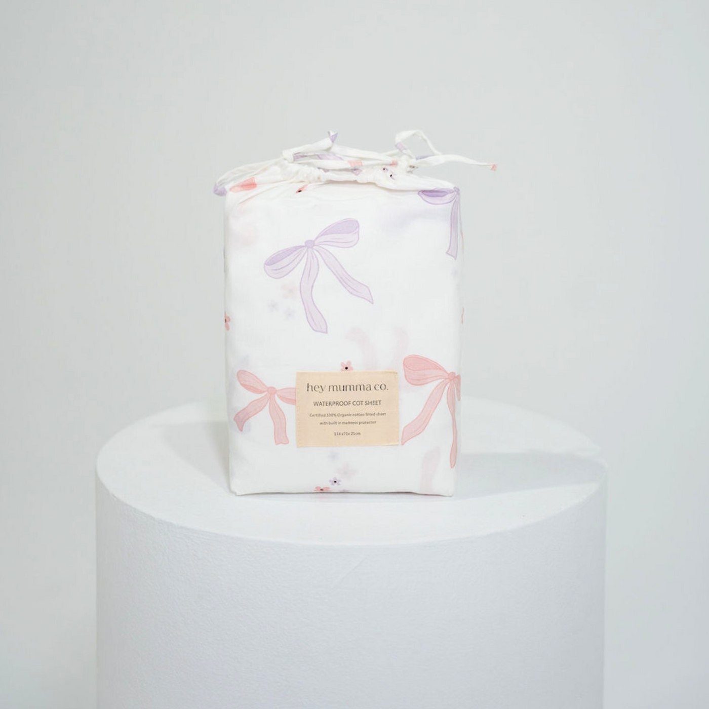 Waterproof Fitted Cot Sheet - Lottie