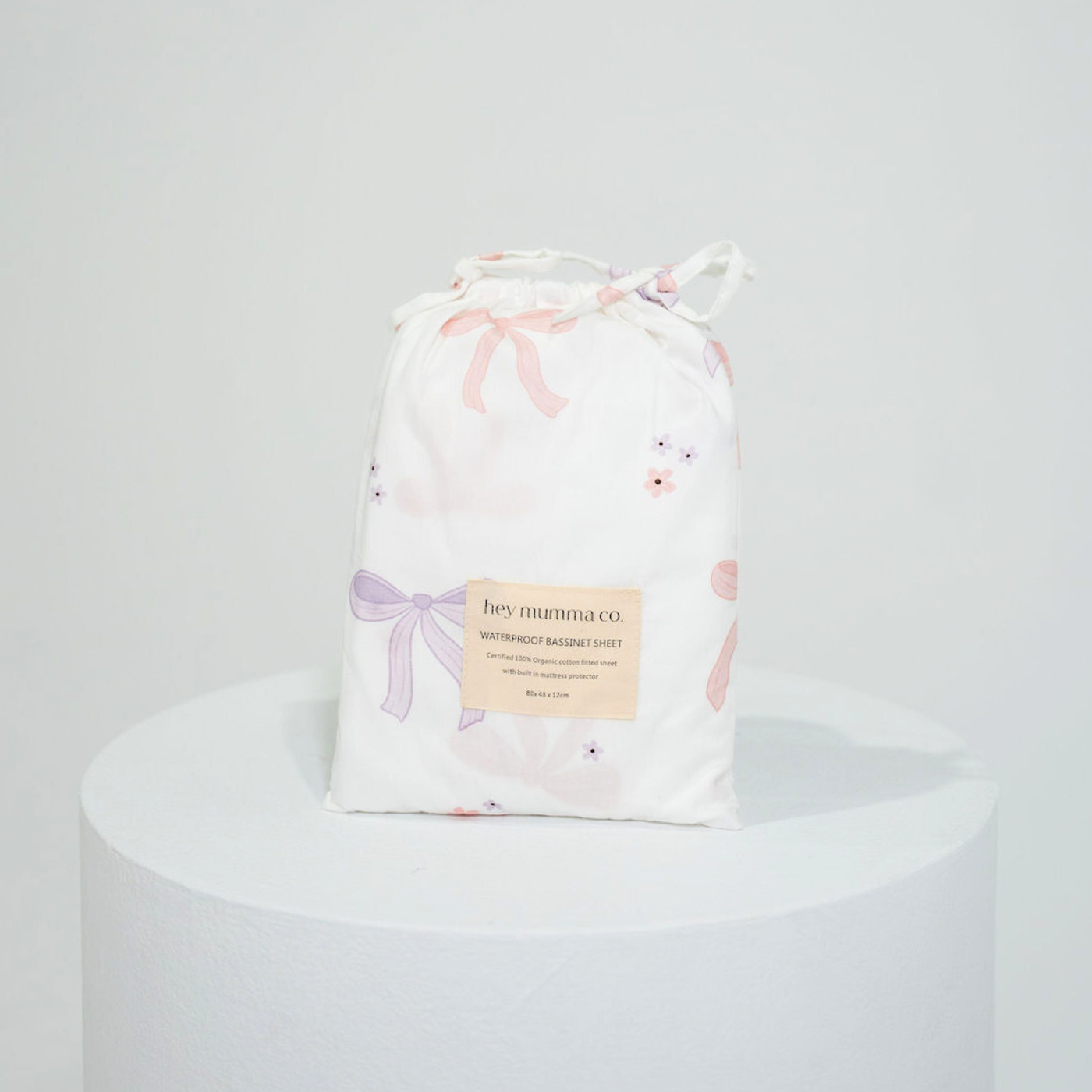 Waterproof Bassinet Fitted Sheet - Lottie