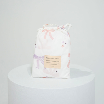 Waterproof Bassinet Fitted Sheet - Lottie