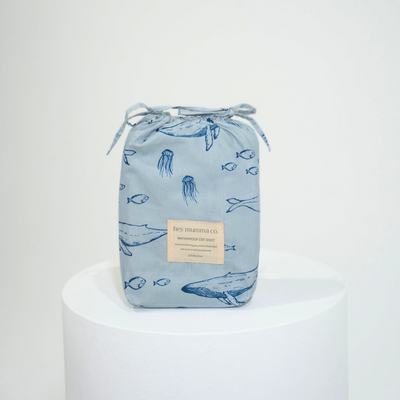 Waterproof Fitted Cot Sheet - Bowie