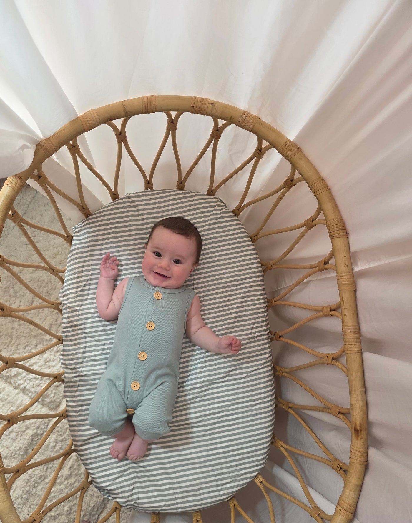 Waterproof Co Sleeper Fitted Sheet - Arthur