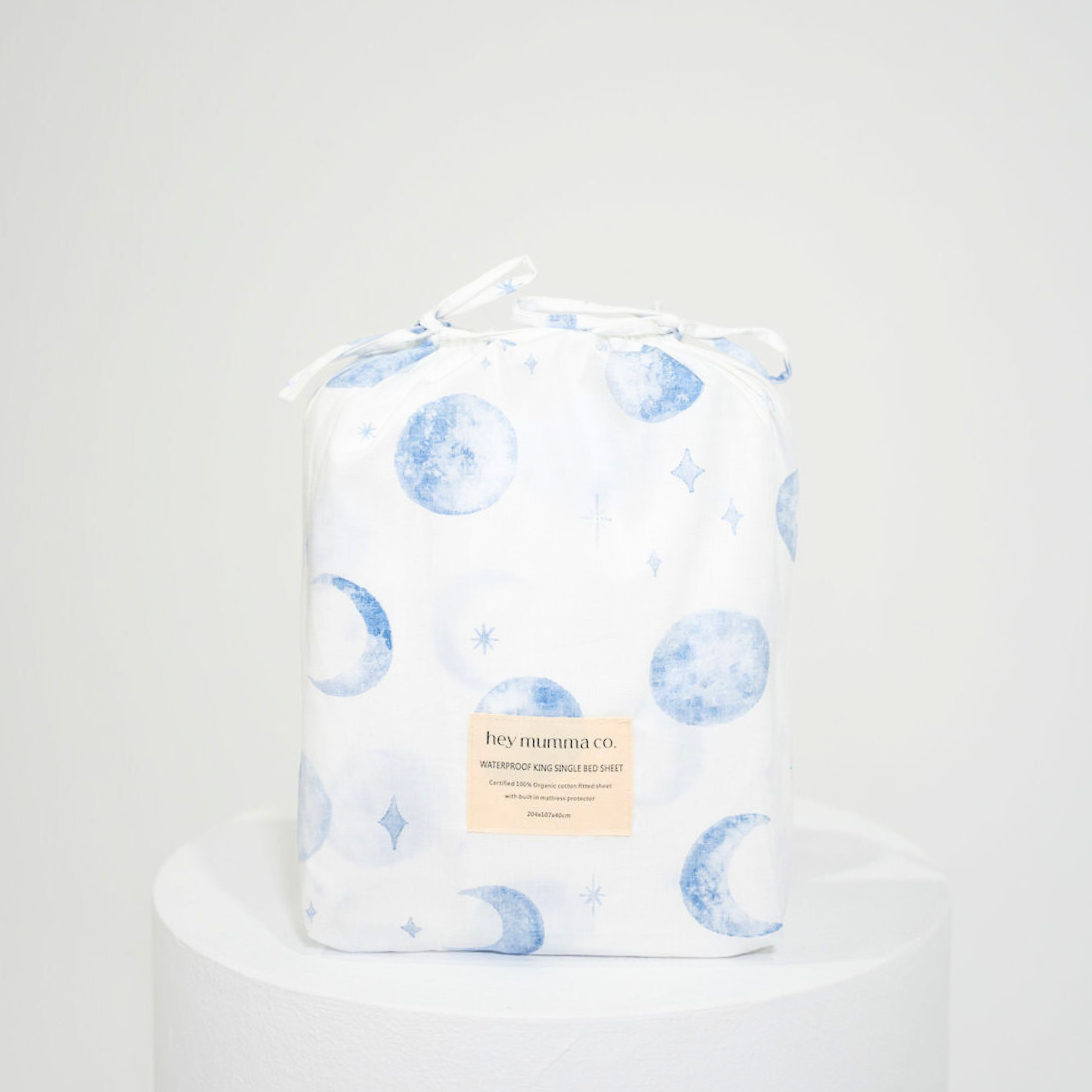 Waterproof King Single Fitted Sheet - Luka