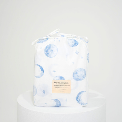 Waterproof King Single Fitted Sheet - Luka