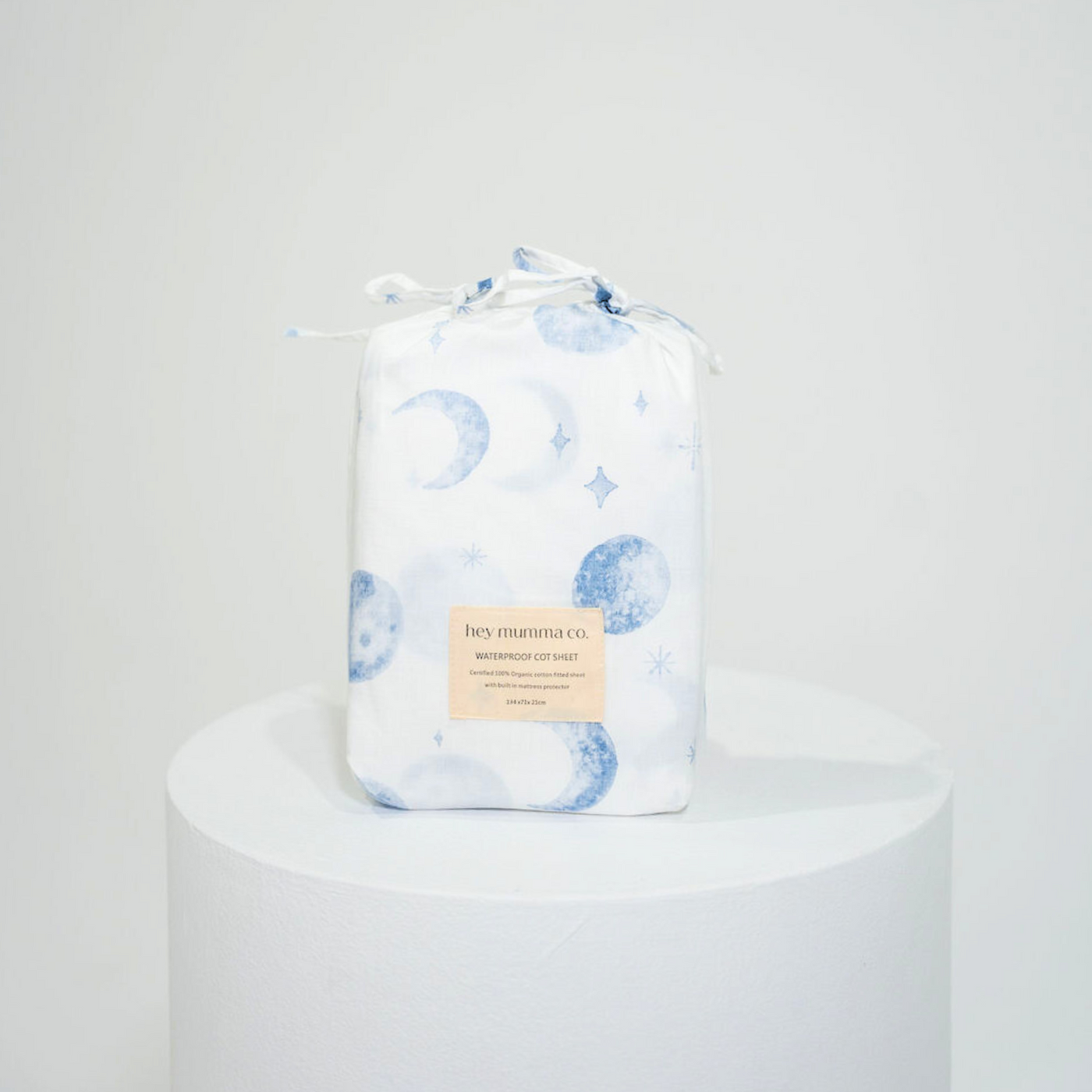 Waterproof Fitted Cot Sheet - Luka