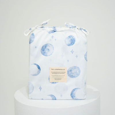 Matching King Single Doona Cover & Waterproof Pillowcase Set - Luka