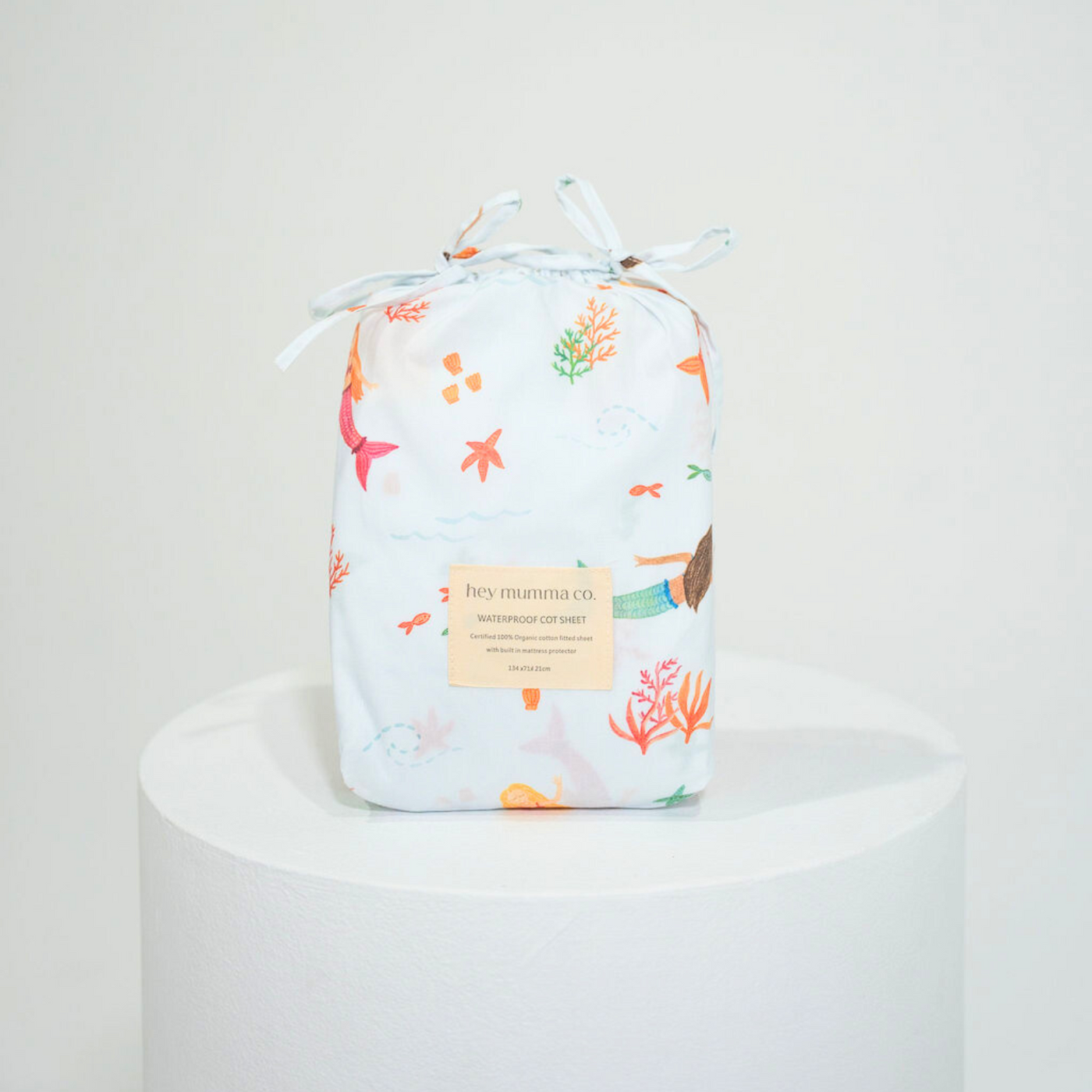 Waterproof Fitted Cot Sheet - Quinn