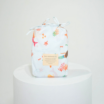 Waterproof Fitted Cot Sheet - Quinn