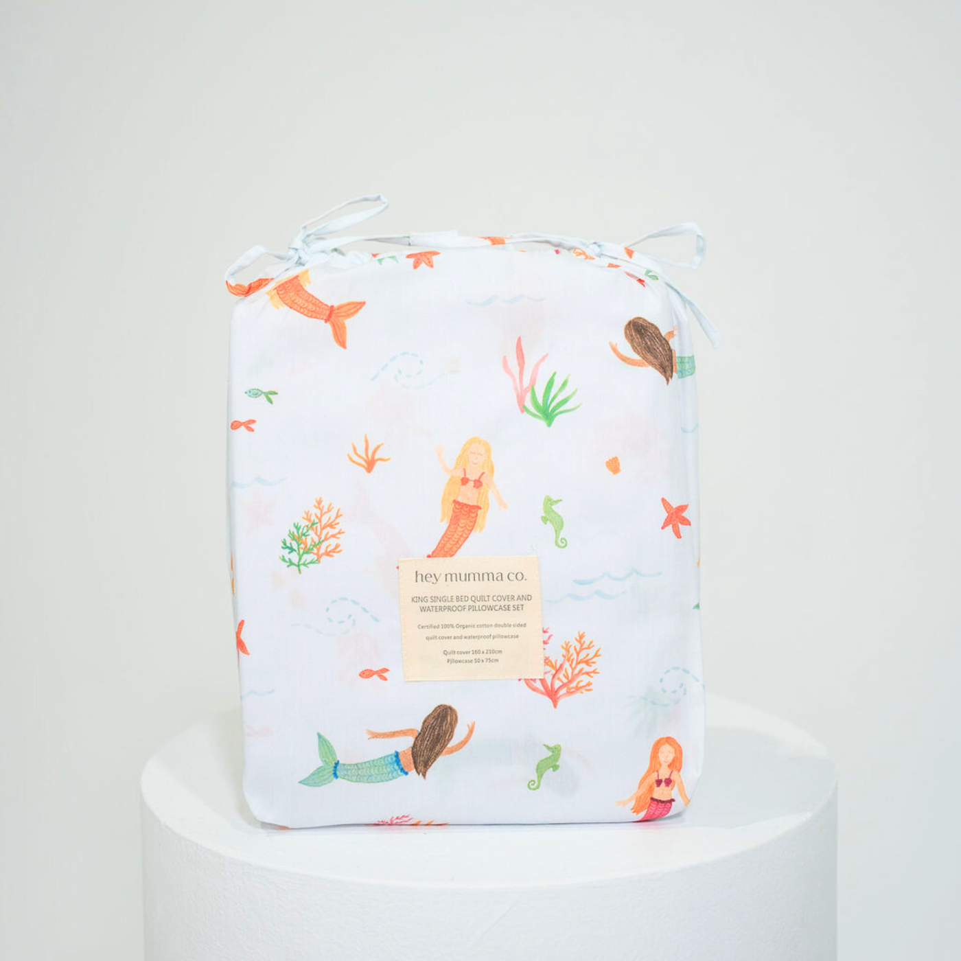 Matching King Single Doona Cover & Waterproof Pillowcase Set - Quinn