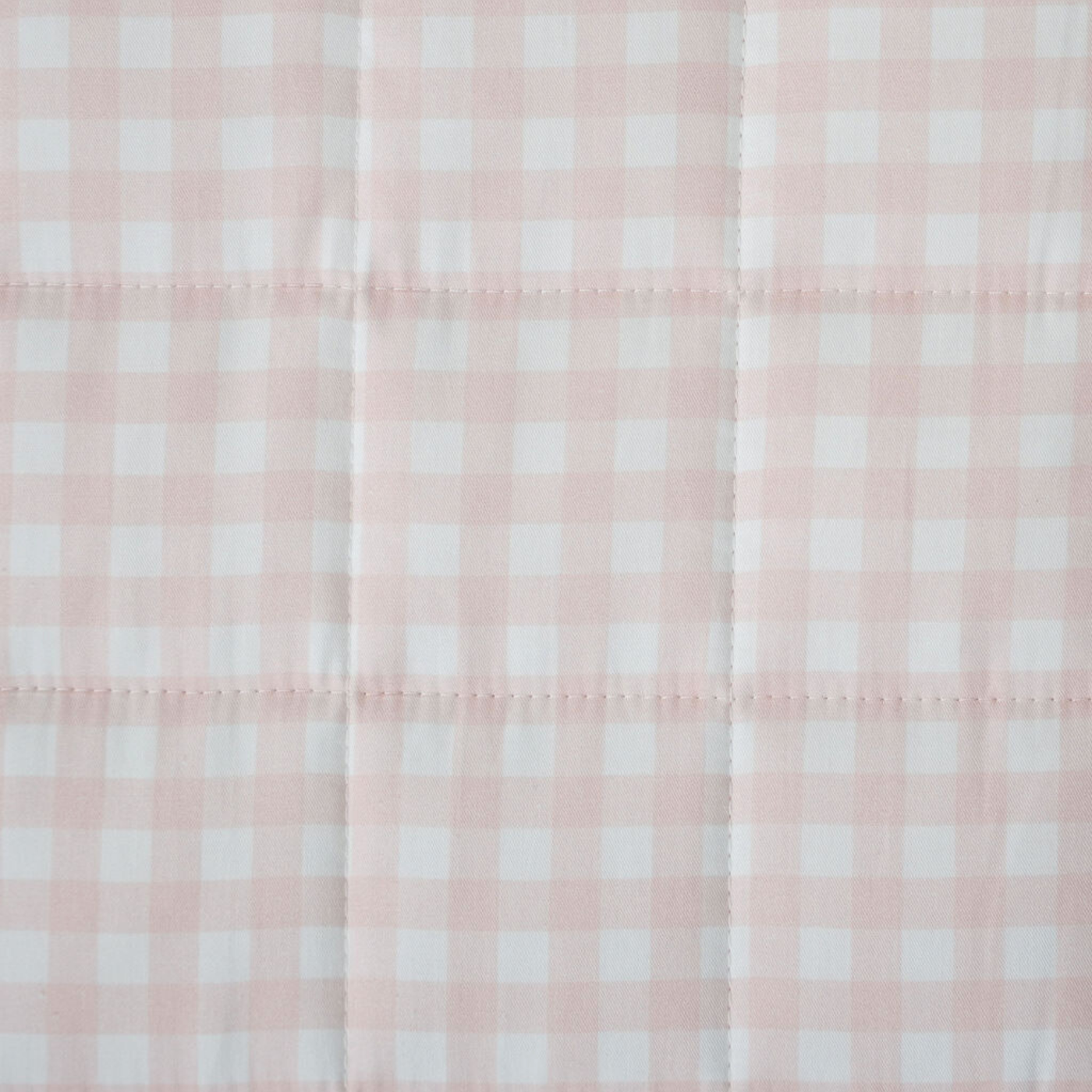 Cot Quilt - Pink Gingham