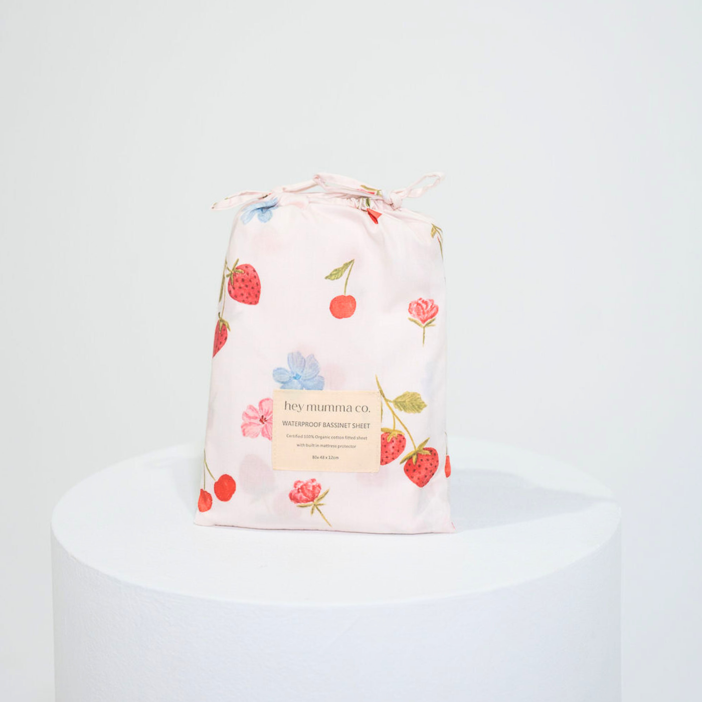 Waterproof Bassinet Fitted Sheet - Evie