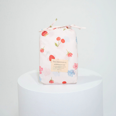 Waterproof Fitted Cot Sheet - Evie