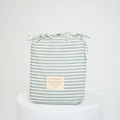 Waterproof King Single Fitted Sheet - Arthur