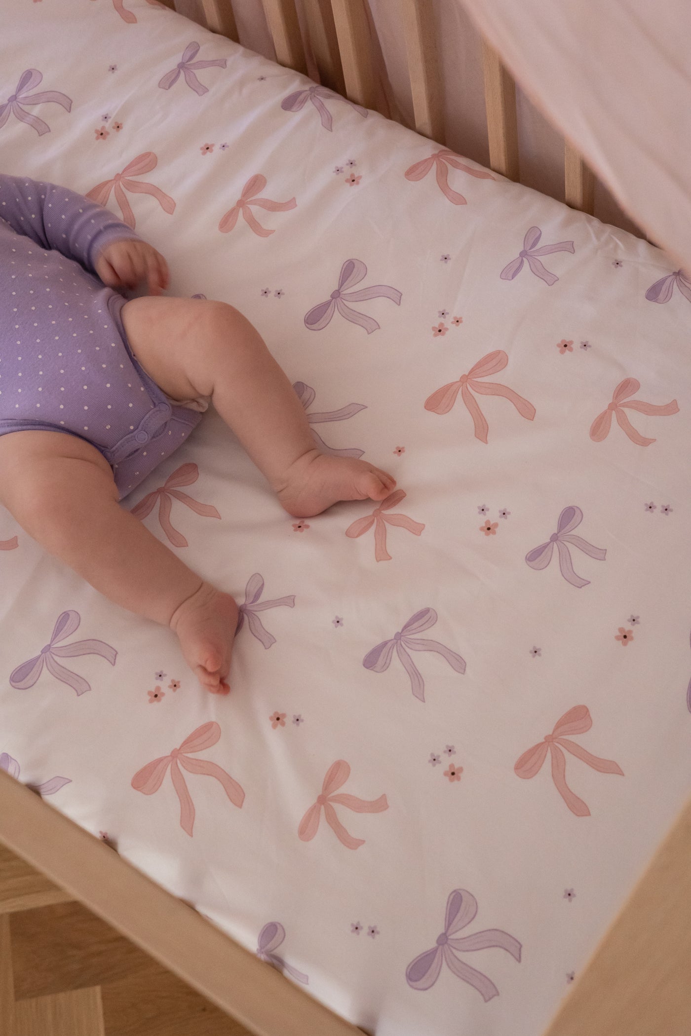 Waterproof Fitted Cot Sheet - Lottie
