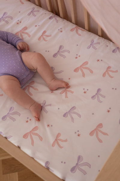 Waterproof Fitted Cot Sheet - Lottie