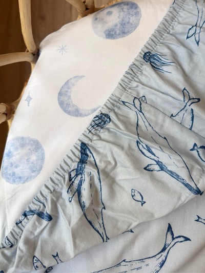 Waterproof Fitted Cot Sheet - Bowie
