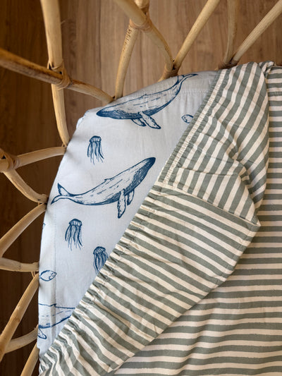 Waterproof Co Sleeper Fitted Sheet - Arthur