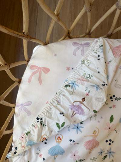 Waterproof Co Sleeper Fitted Sheet - Lottie