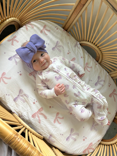 Waterproof Co Sleeper Fitted Sheet - Lottie