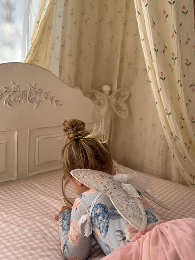 Waterproof King Single Fitted Sheet - Pink Gingham