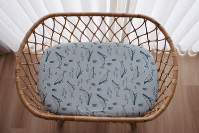 Waterproof Bassinet Fitted Sheet - Bowie
