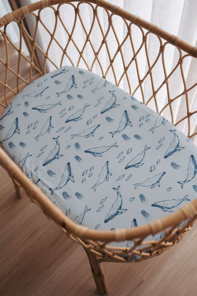 Waterproof Bassinet Fitted Sheet - Bowie