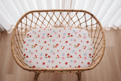 Waterproof Bassinet Fitted Sheet - Evie