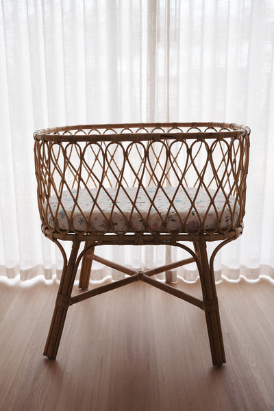 Waterproof Bassinet Fitted Sheet - Alaska