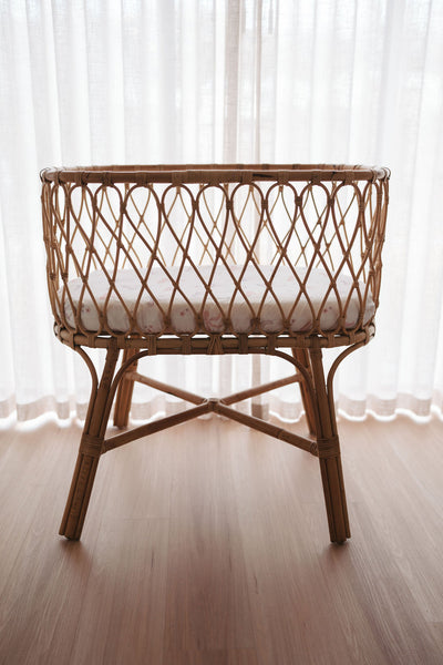 Waterproof Bassinet Fitted Sheet - Lottie