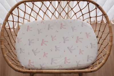 Waterproof Bassinet Fitted Sheet - Lottie