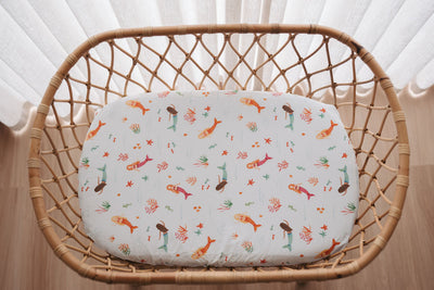 Waterproof Bassinet Fitted Sheet - Quinn