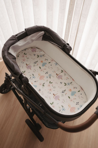 Waterproof Bassinet Fitted Sheet - Alaska