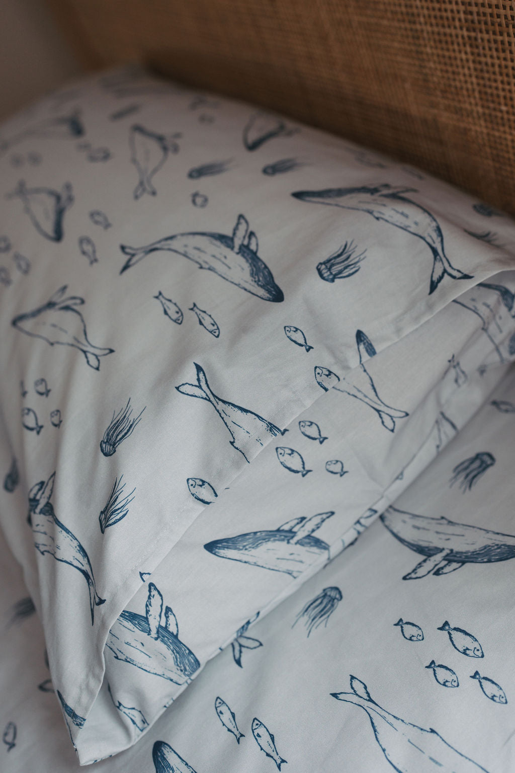 Matching King Single Doona Cover & Waterproof Pillowcase Set - Bowie