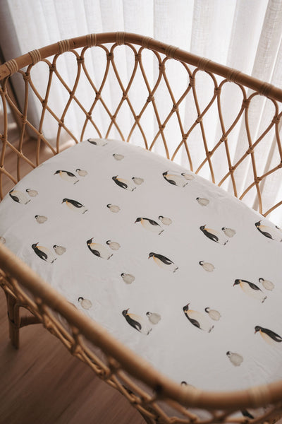 Waterproof Bassinet Fitted Sheet - Crosby