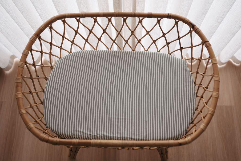 Waterproof Bassinet Fitted Sheet - Arthur