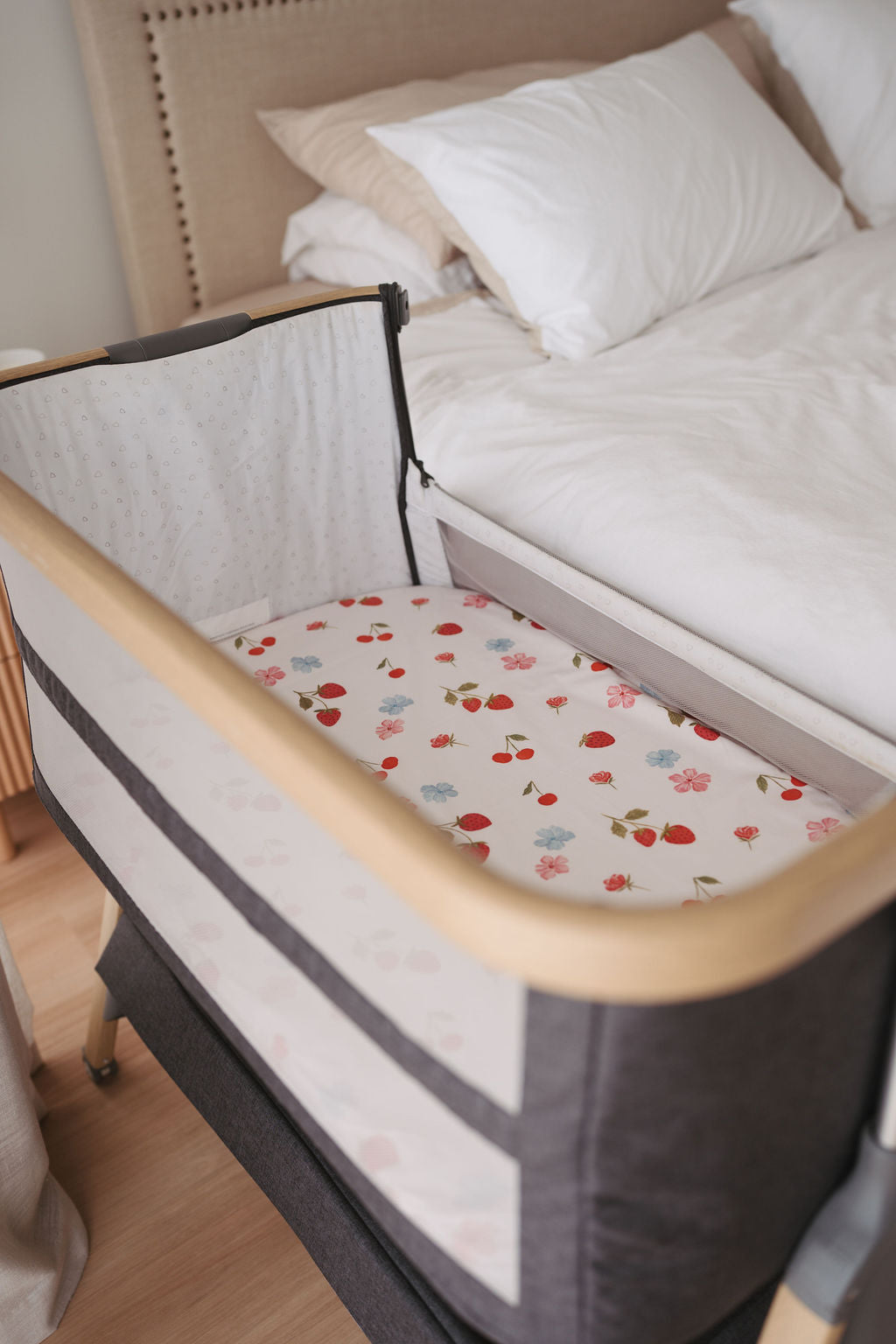 Waterproof Co Sleeper Fitted Sheet - Evie