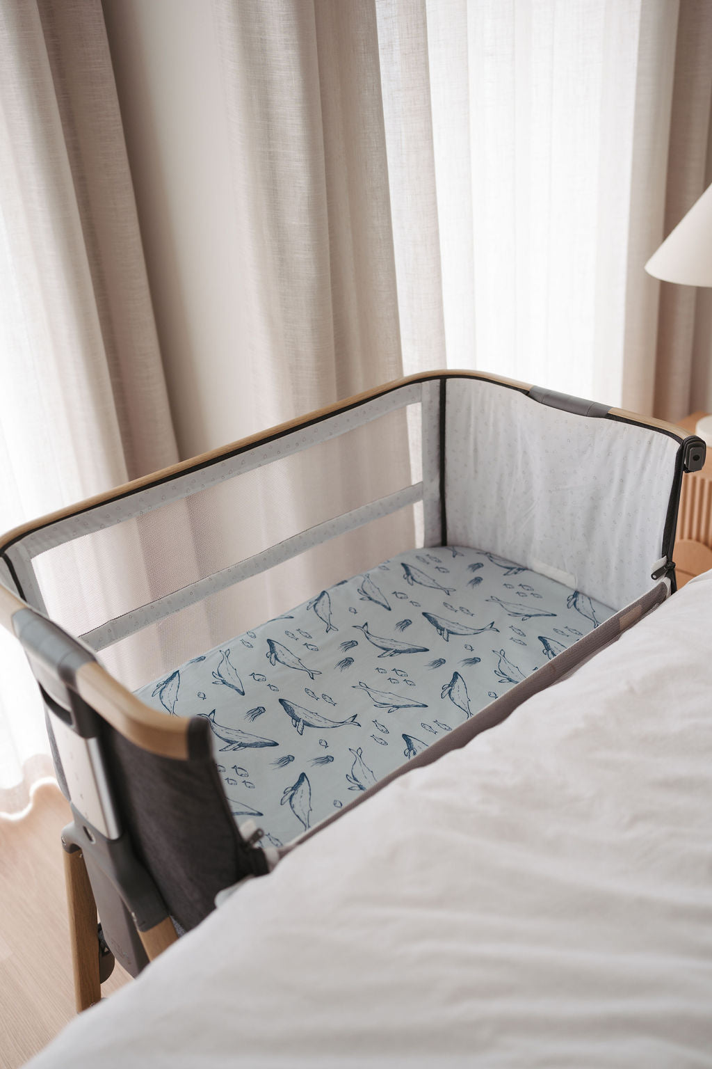 Waterproof Co Sleeper Fitted Sheet - Bowie