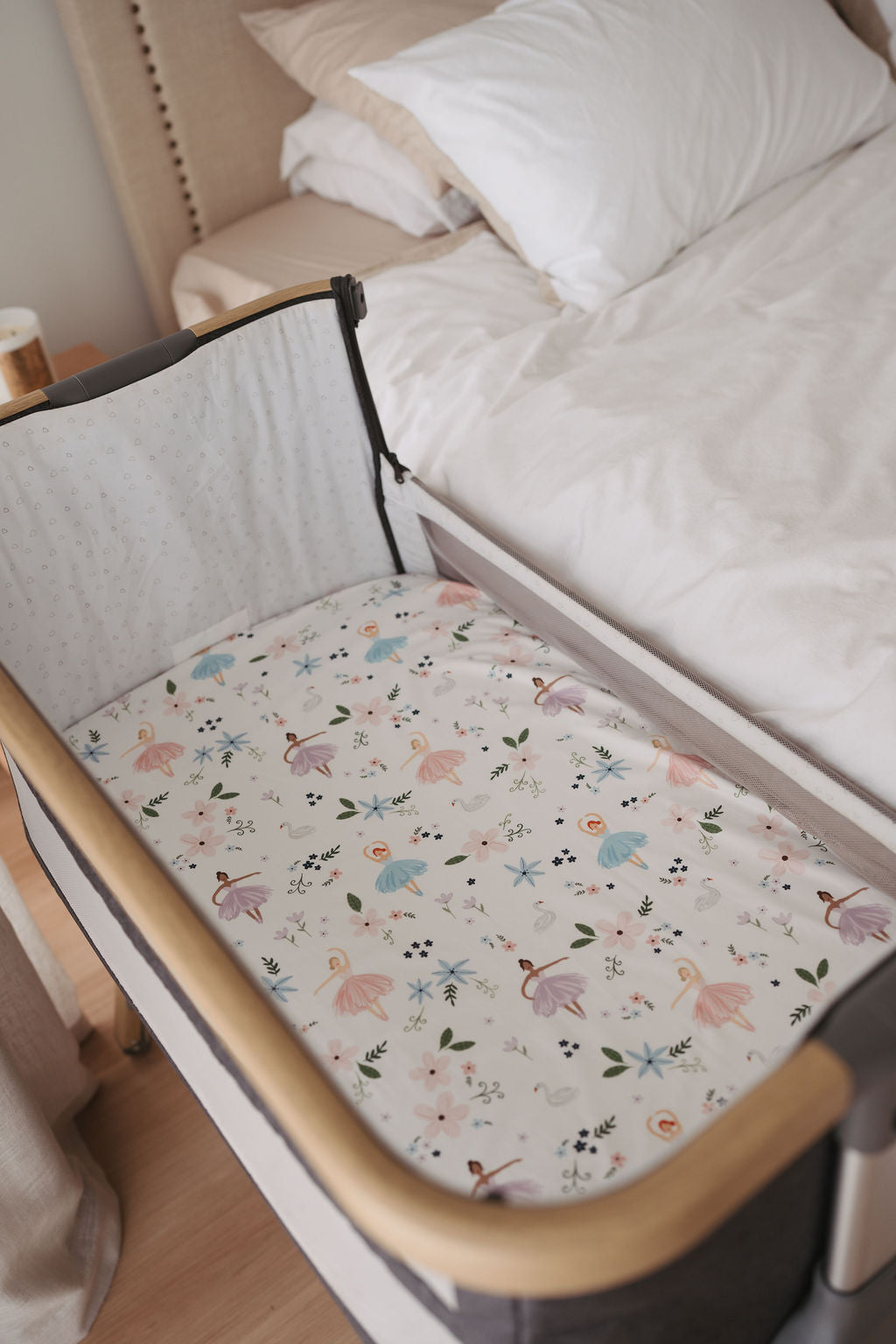 Waterproof Co Sleeper Fitted Sheet - Alaska