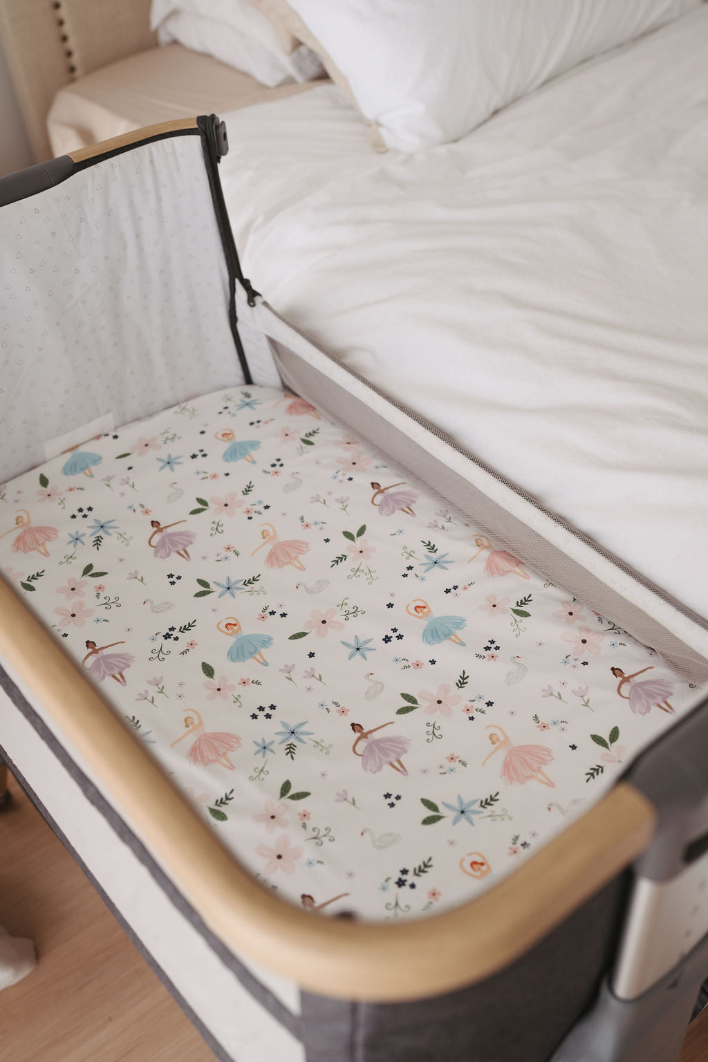 Waterproof Co Sleeper Fitted Sheet - Alaska