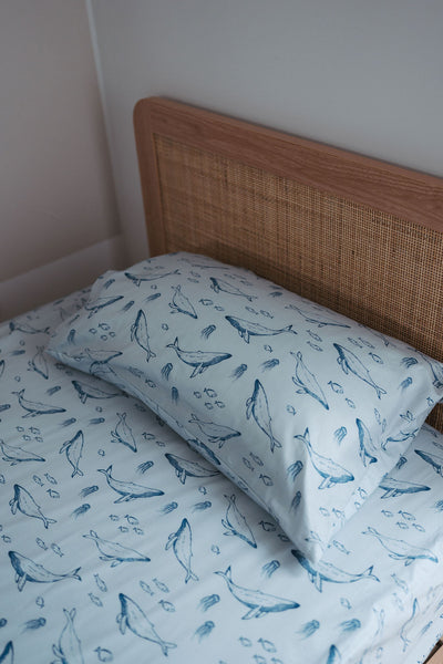 Waterproof King Single Fitted Sheet - Bowie