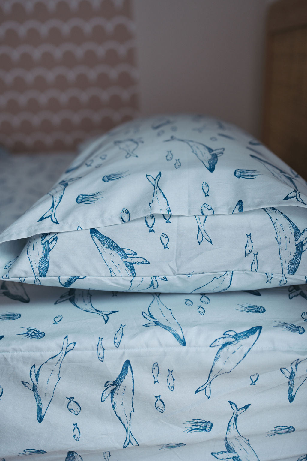 Waterproof King Single Fitted Sheet - Bowie