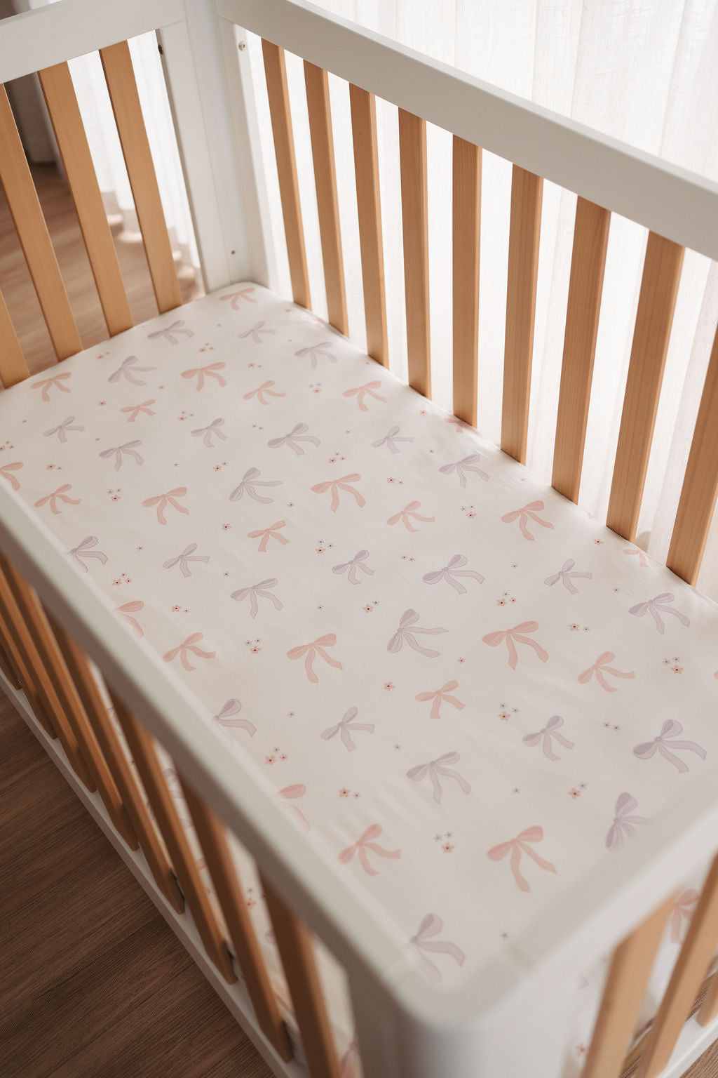 Waterproof Fitted Cot Sheet - Lottie