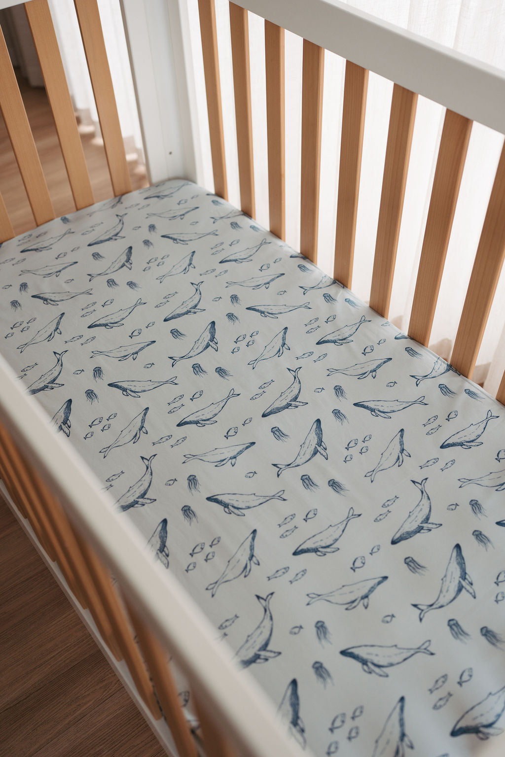 Waterproof Fitted Cot Sheet - Bowie