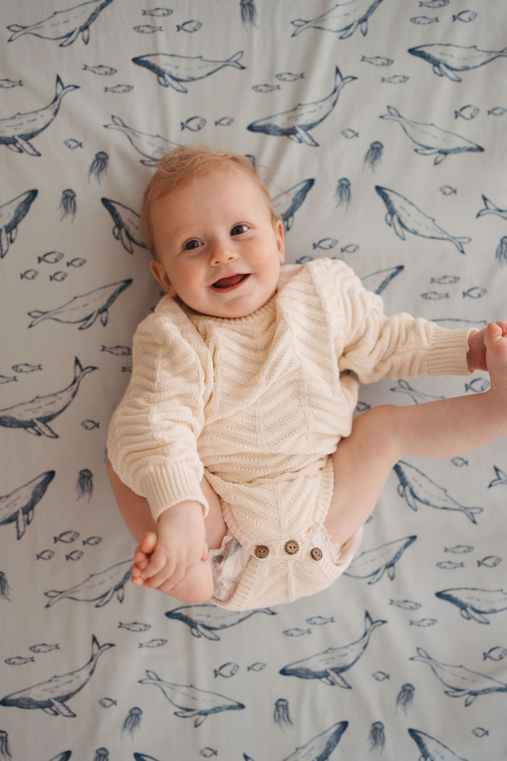 Waterproof Fitted Cot Sheet - Bowie