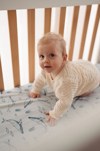Waterproof Fitted Cot Sheet - Bowie