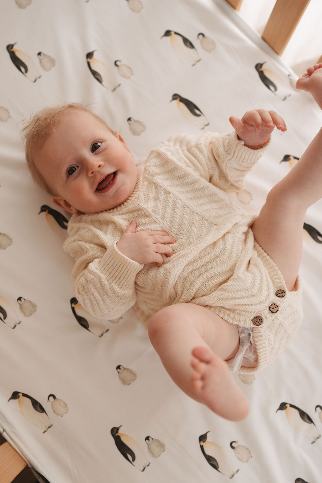 Waterproof Fitted Cot Sheet - Crosby