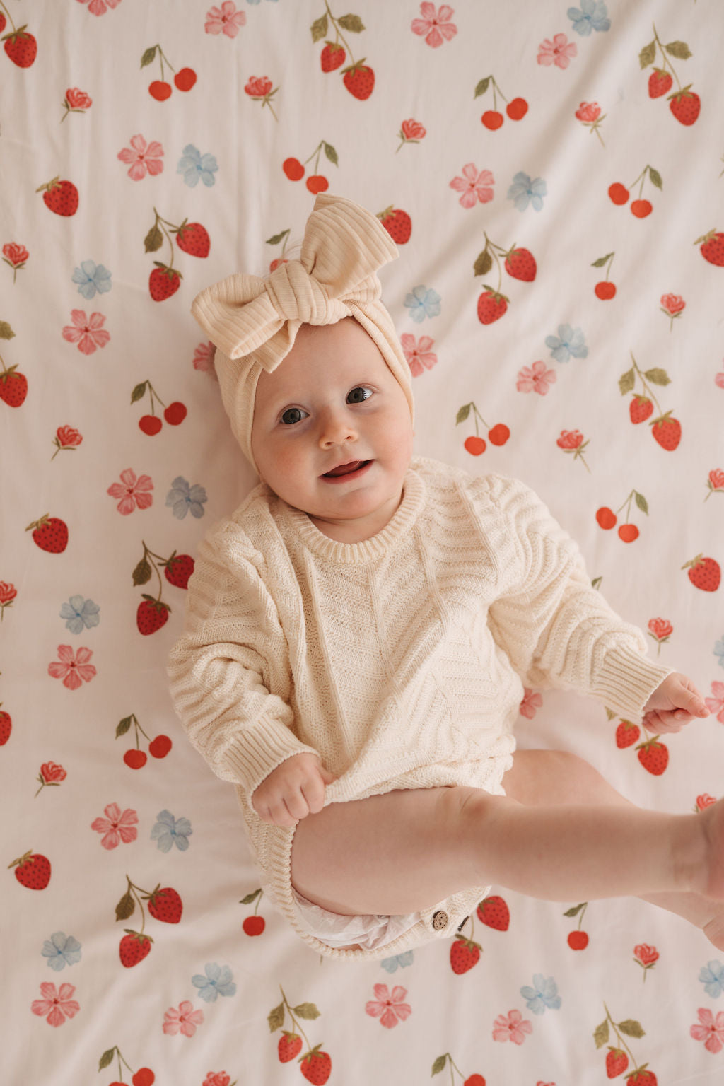 Waterproof Fitted Cot Sheet - Evie
