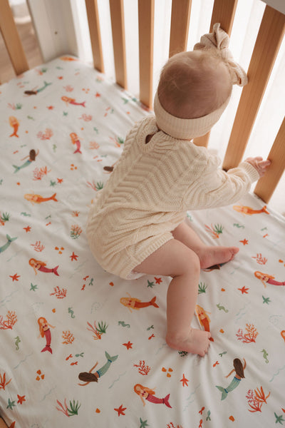 Waterproof Fitted Cot Sheet - Quinn