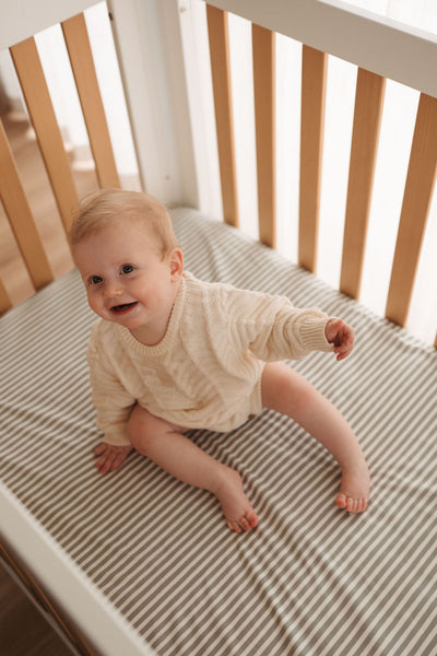 Waterproof Fitted Cot Sheet - Arthur