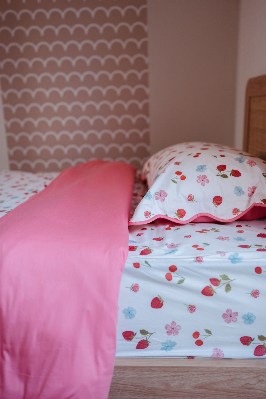 Matching Single Doona Cover & Waterproof Pillowcase Set - Evie