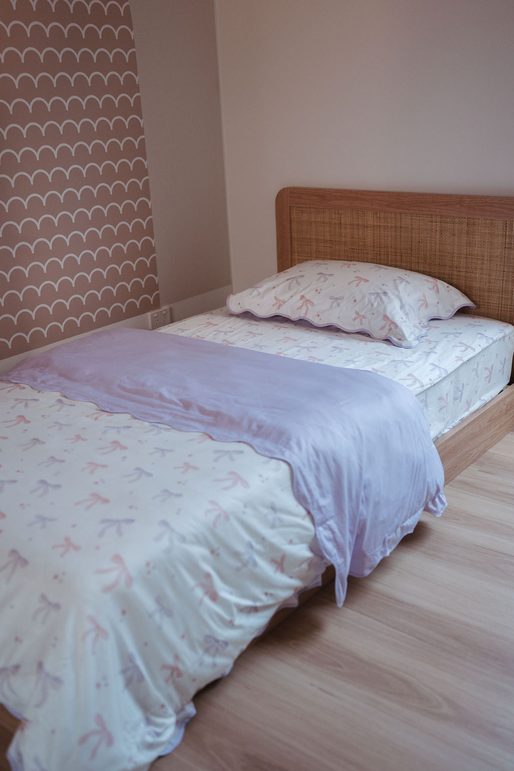 Matching Single Doona Cover & Waterproof Pillowcase Set - Lottie